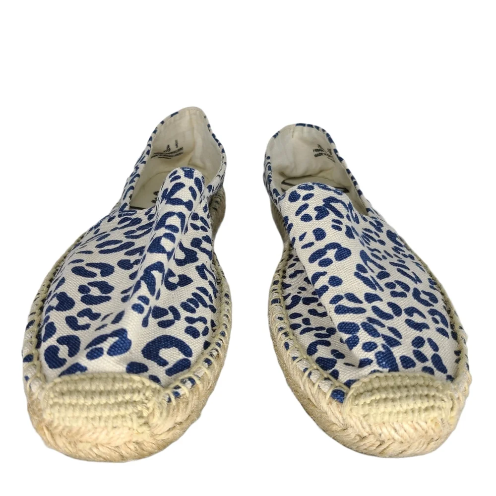 Sam Edelman Verona Slip On Espadrilles Leopard Size 8
